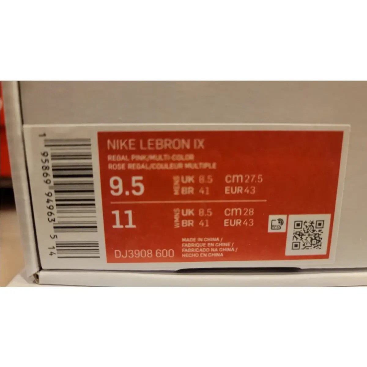 Nike shoes - Lebron 9 - Lebron - DJ3908-600 - Pink 11