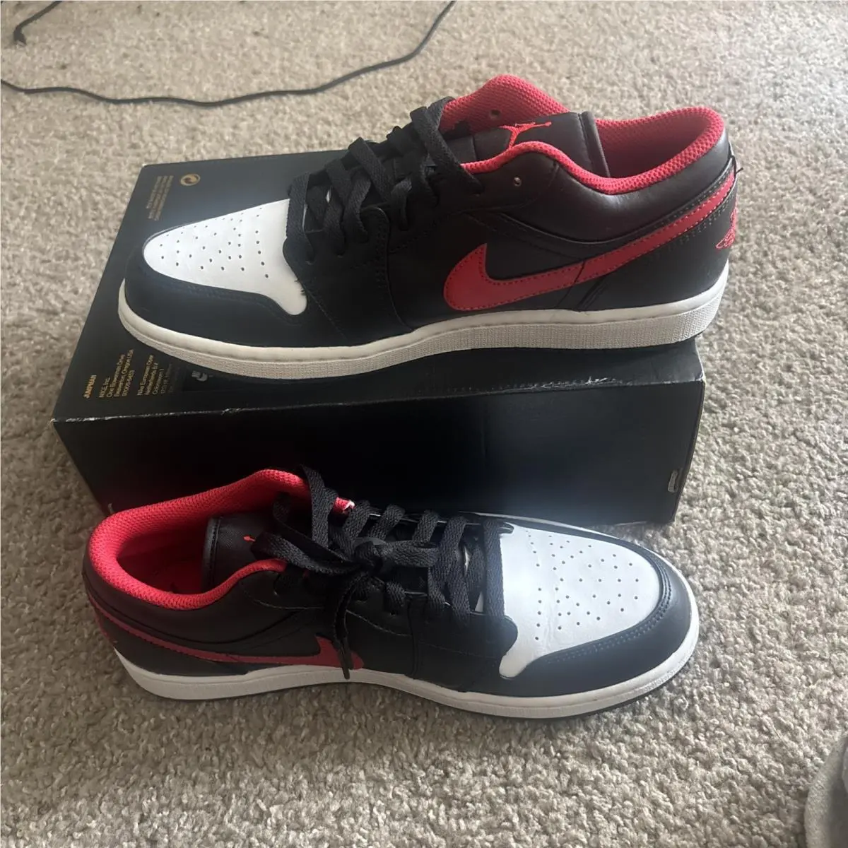 Nike shoes - Nike Air Jordan 1 - Air - 553558-063 - Red 0