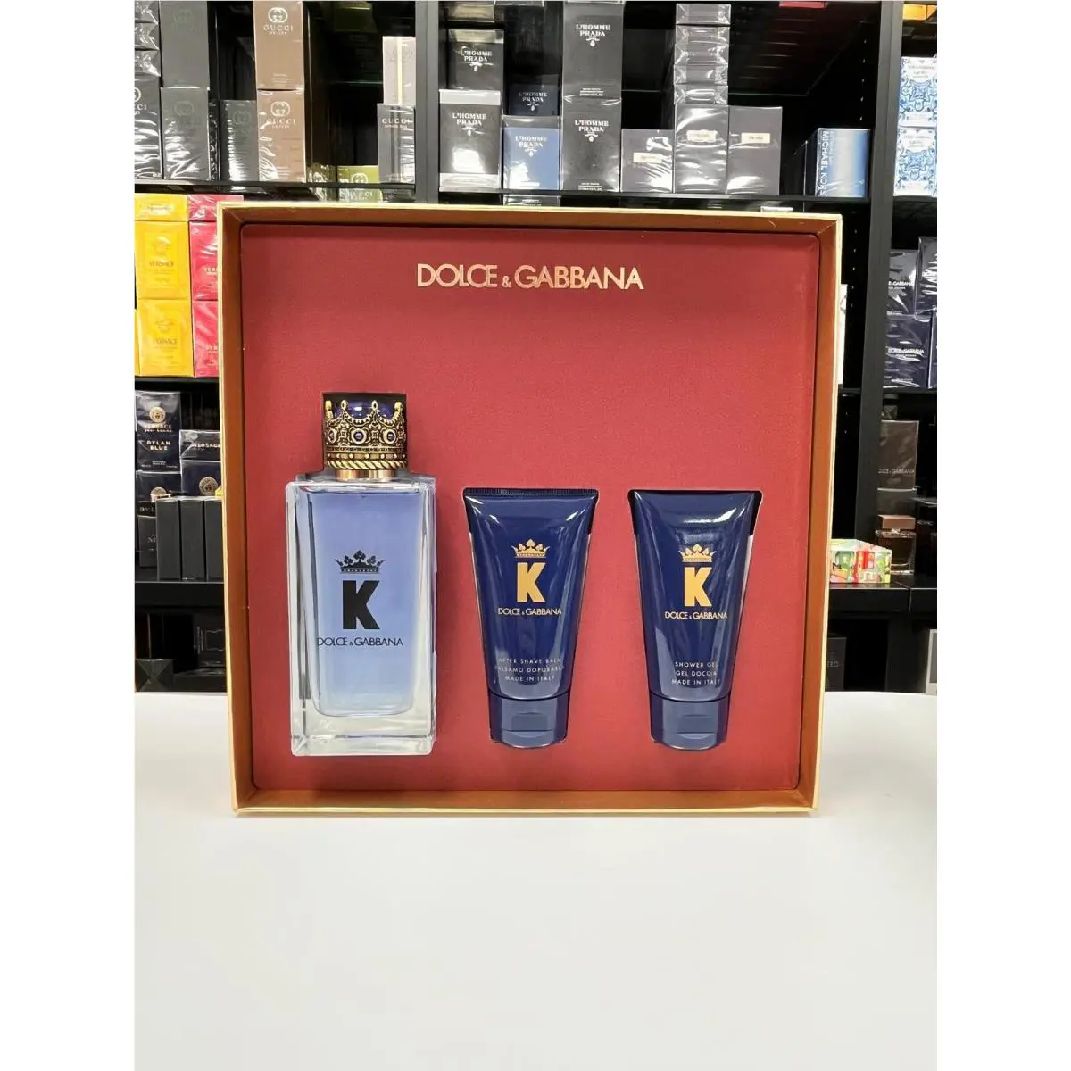 Dolce Gabbana K King 3 Piece Gift Set Eau de Toilette For Men