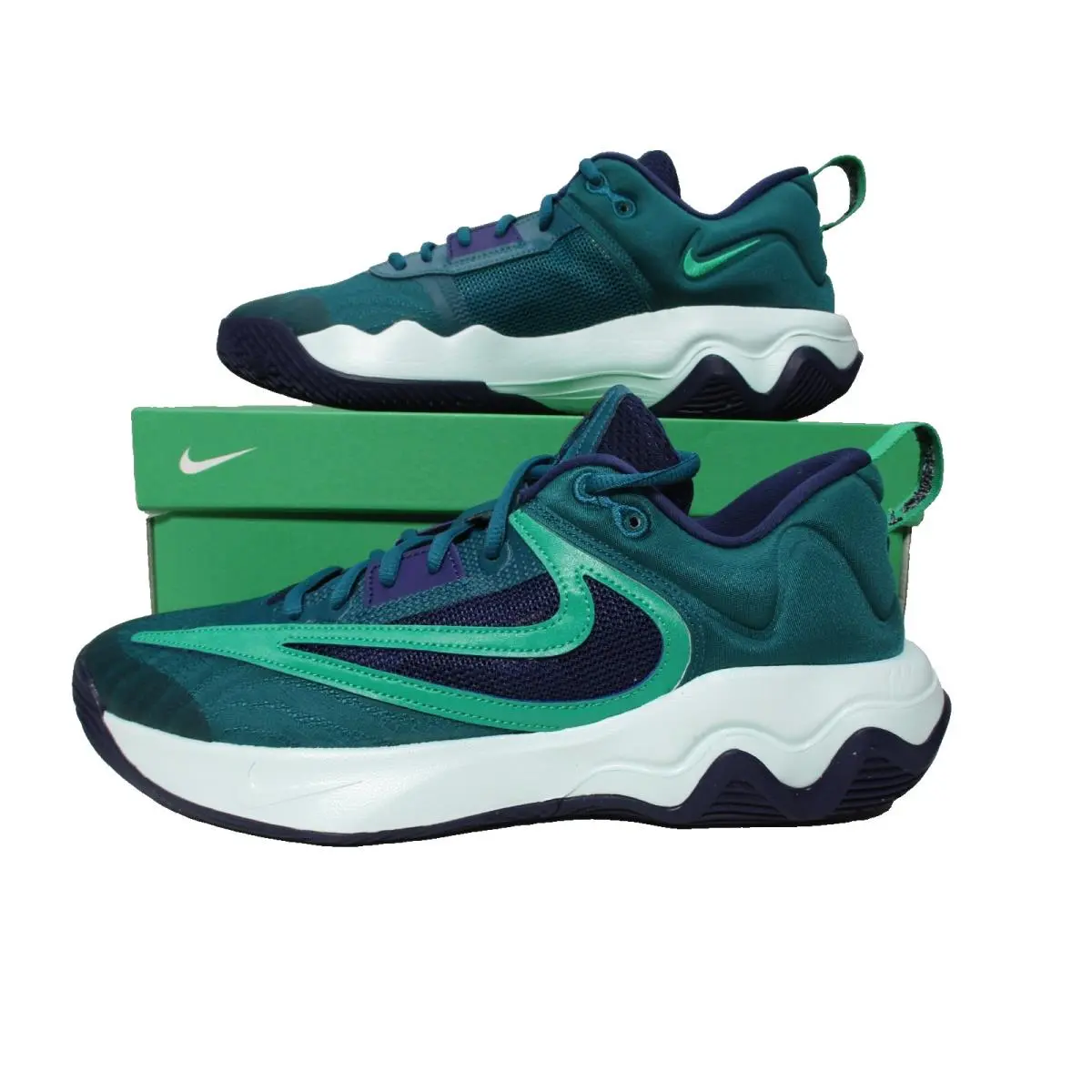 Nike Giannis Immortality 3 Teal Green Blue Basketball Shoesmens Sz 10