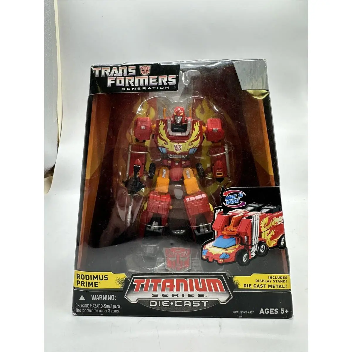 Transformers Titanium Rodimus Prime Die Cast Hasbro Usa