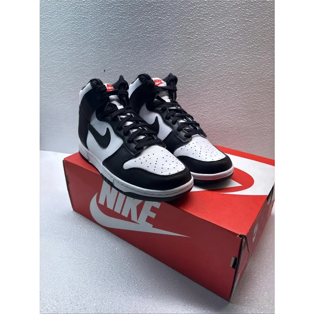 Nike Dunk High Panda Black and White Size 8 Women 6.5 Men’s