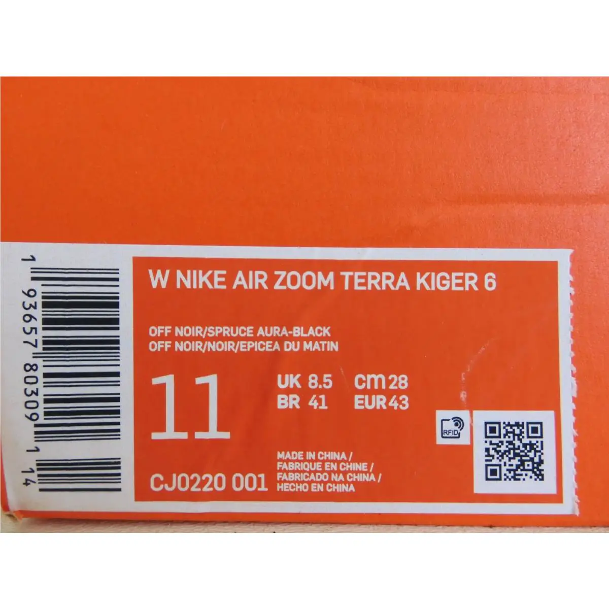 Nike shoes - Nike Air Zoom Terra Kiger - CJ0220-001 - Black (UPC: 193657803091) 4