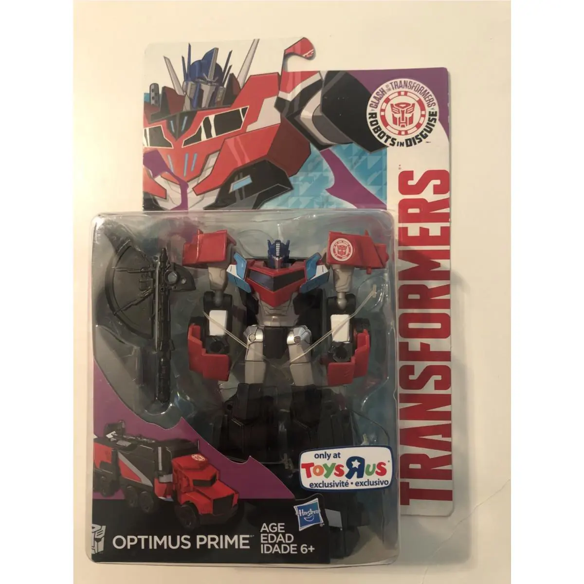 Transformers Rid Warrior Class Optimus Prime Tru Clash of The Transformers
