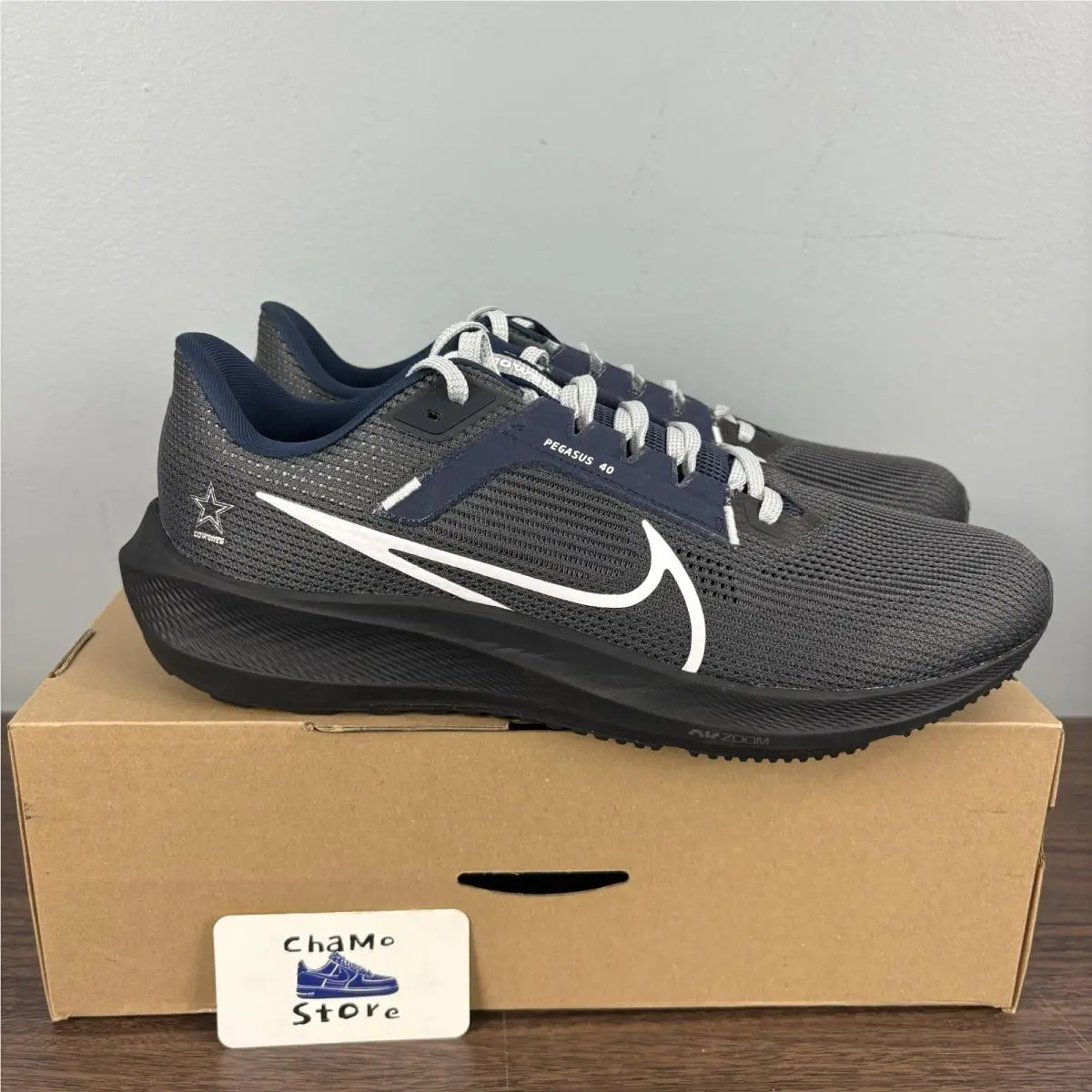 Air Zoom Pegasus 40 Nfl Dallas Cowboys Sneakers DZ5975-001 Men`s Size 12 by Nike