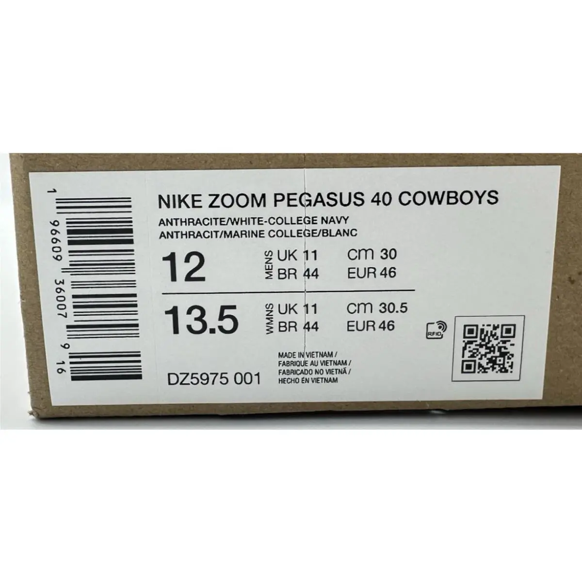 Nike shoes - Nike Air Zoom Pegasus 40 - DZ5975-001 - Navy (UPC: 196609360079) 9