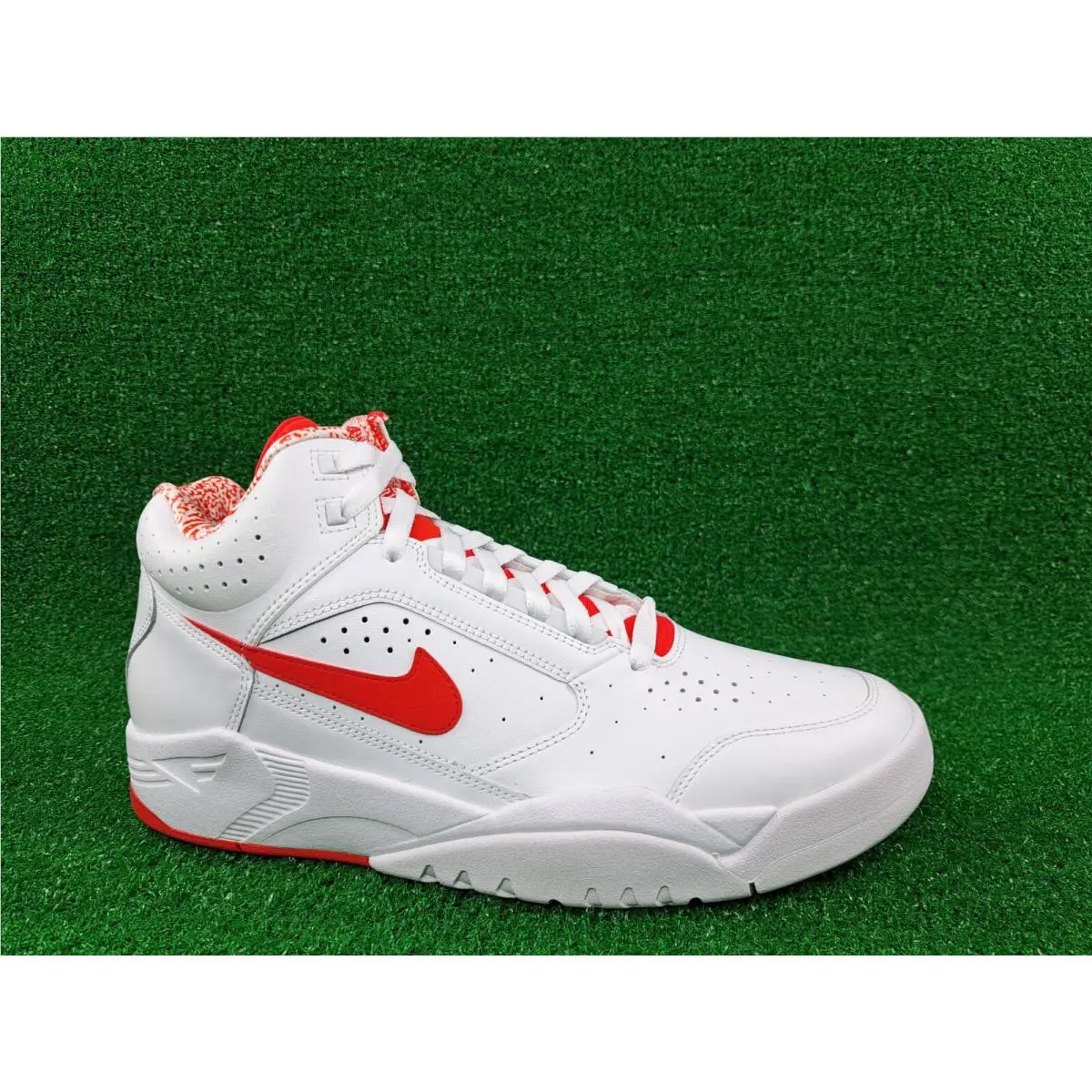 Nike shoes - Nike Air Flight Lite - Air Flight Lite - DJ2518-101 - White, Manufacturer: White / University Red 0