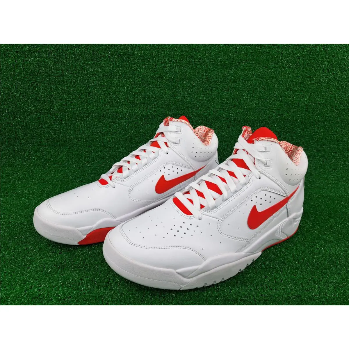 Nike shoes - Nike Air Flight Lite - Air Flight Lite - DJ2518-101 - White, Manufacturer: White / University Red 1