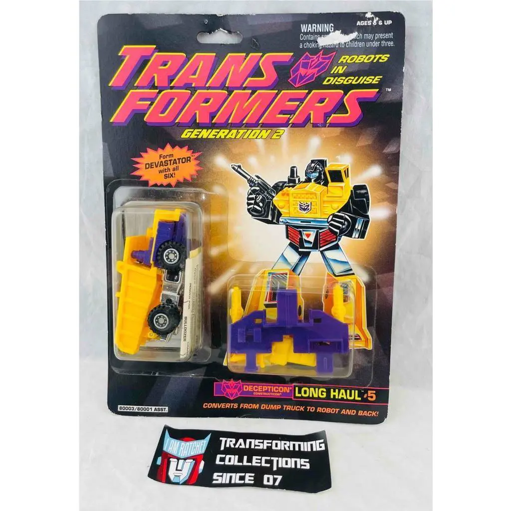 Transformers G2 1993 Construction Long Haul Mosc For Devastator