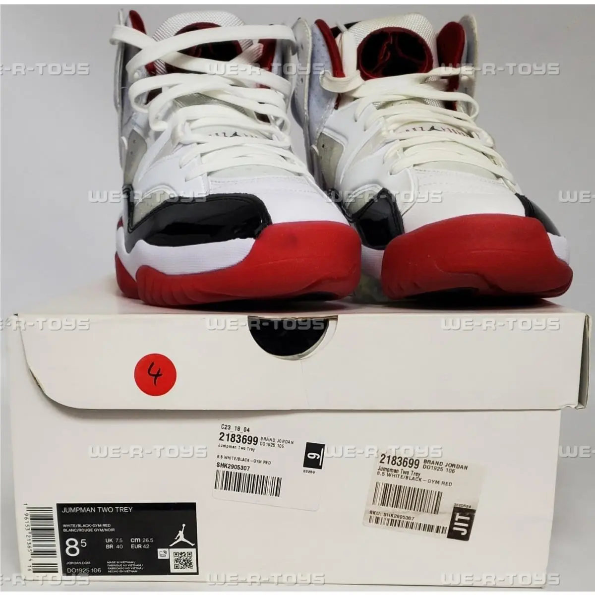 Nike shoes - Jordan Jumpman Two Trey - Jumpman Two Trey - DO1925-106 - White (UPC: 196153213654) 6
