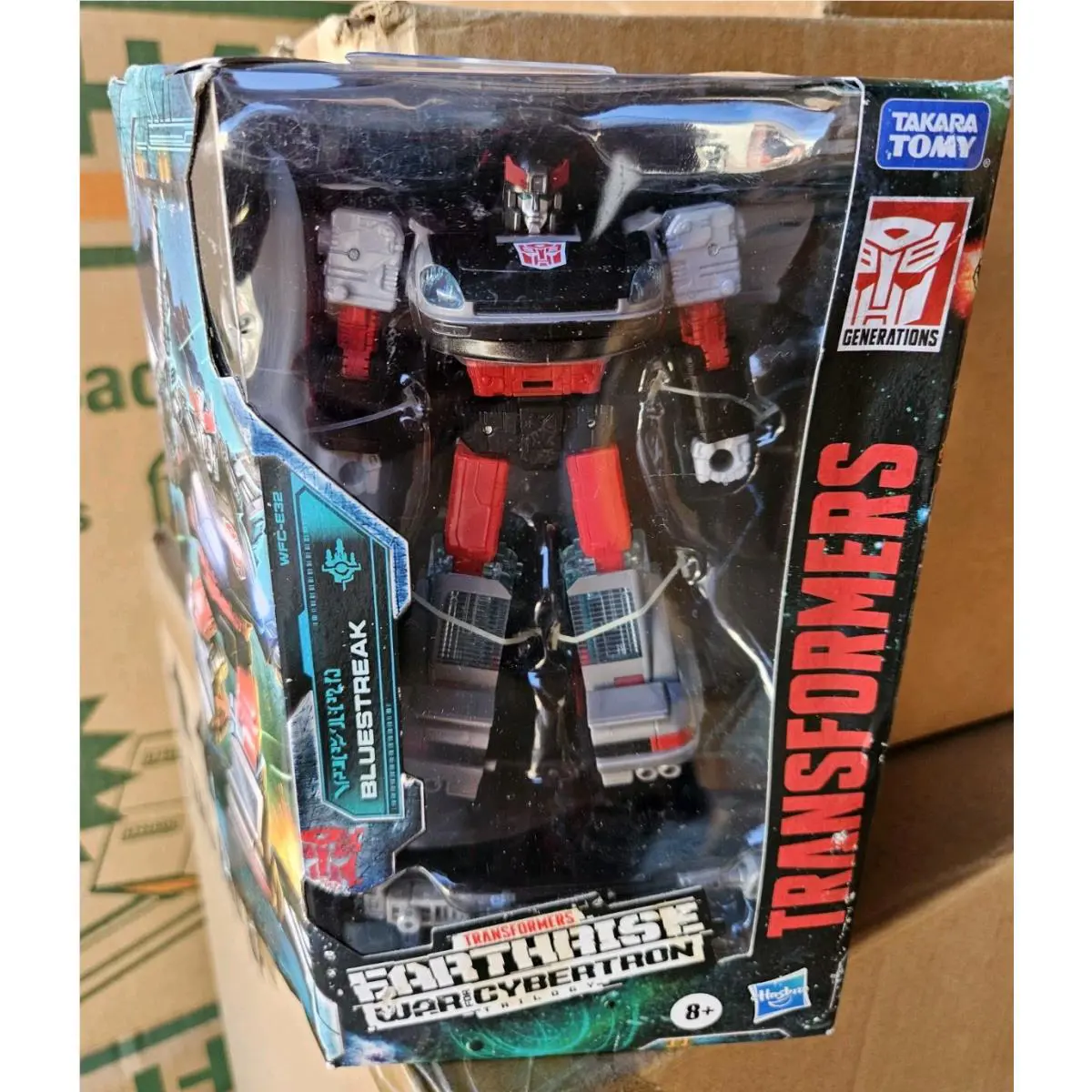 Transformers Earthrise Bluestreak Non Mint Box