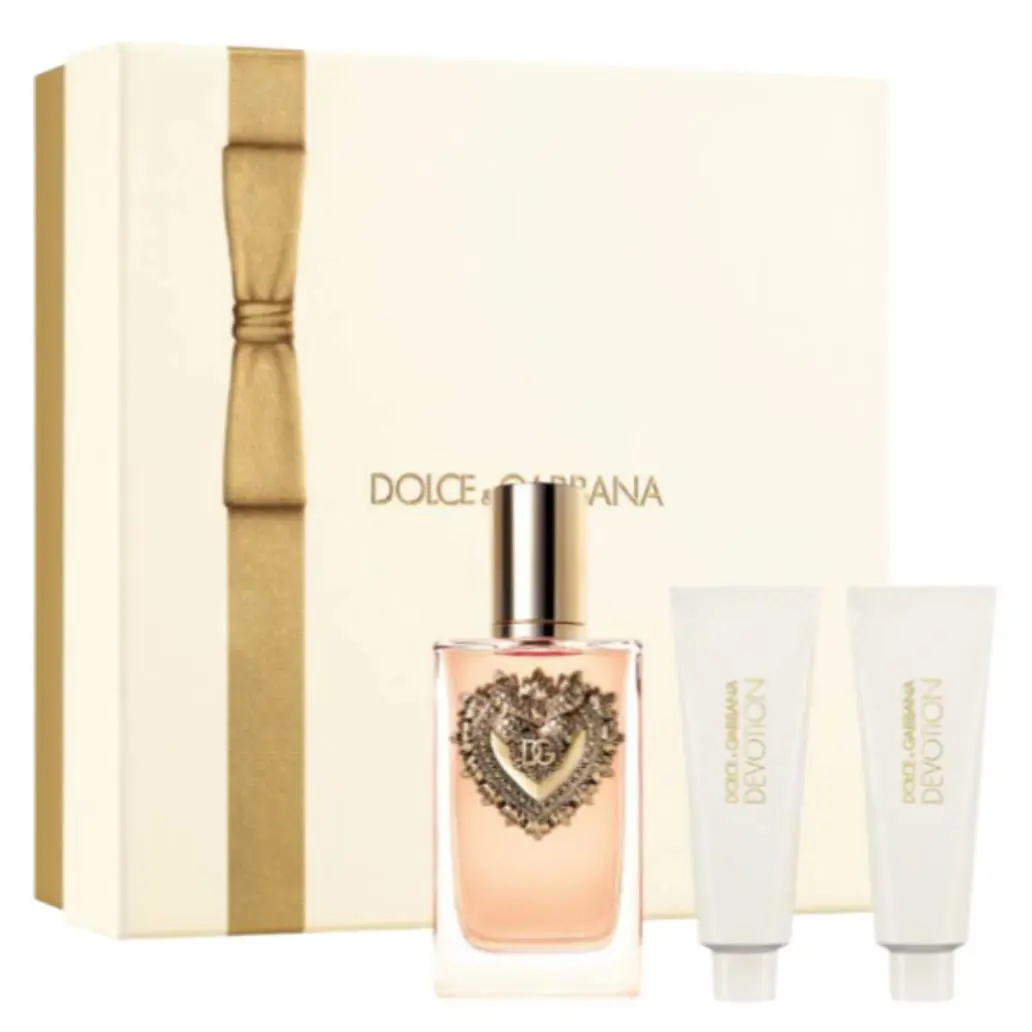 Dolce Gabbana Devotion Eau De Parfum 3.3 oz + Gel Lotion 3 Pcs Set For Women