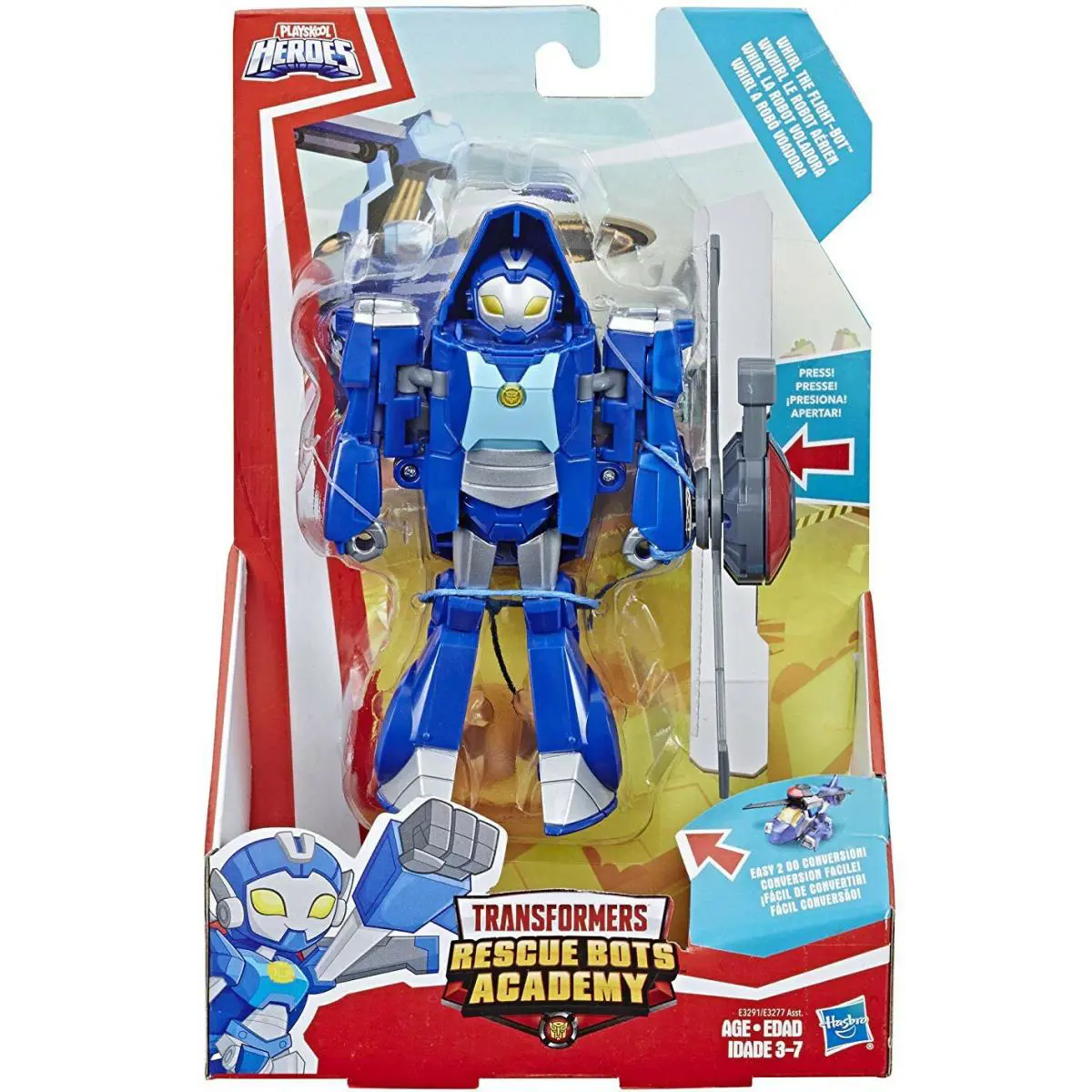 Transformers Robot Academy Whirl The Flight-bot Action Figure
