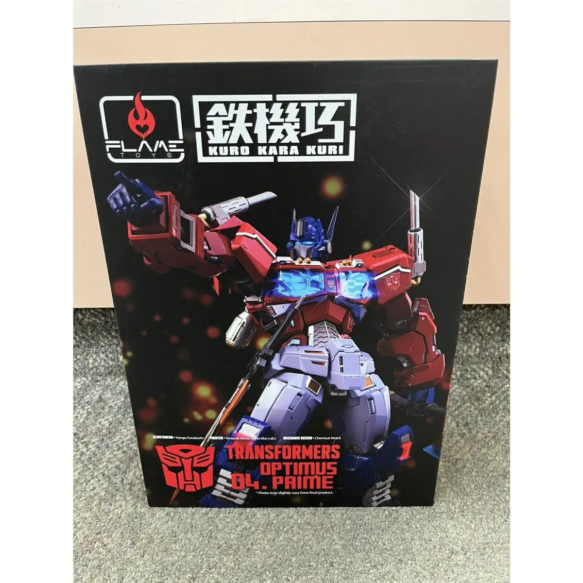Flame Toys Kuro Kara Kuri Transformers Optimus Prime Action Figure ST