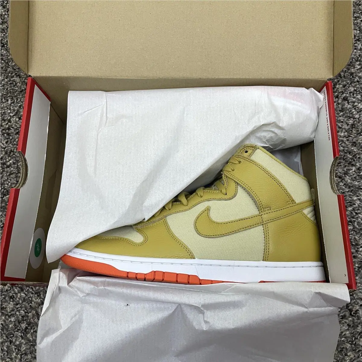 Nike shoes - Nike Dunk High - Dunk High - DV7215-700 - Gold 1