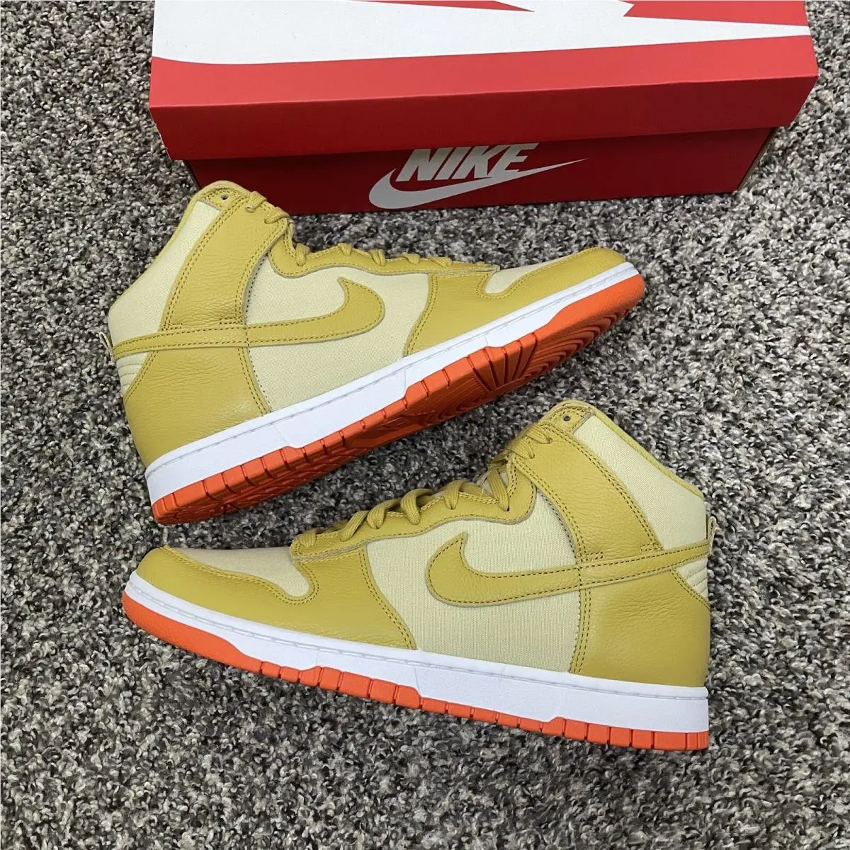 Nike shoes - Nike Dunk High - Dunk High - DV7215-700 - Gold 3