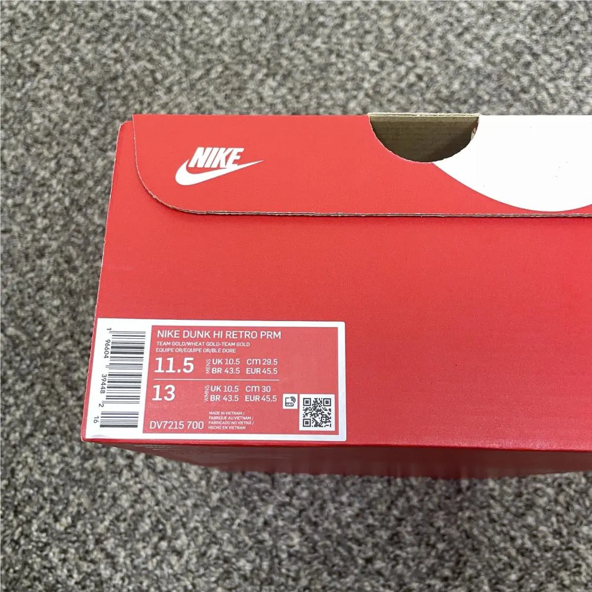 Nike shoes - Nike Dunk High - Dunk High - DV7215-700 - Gold 4