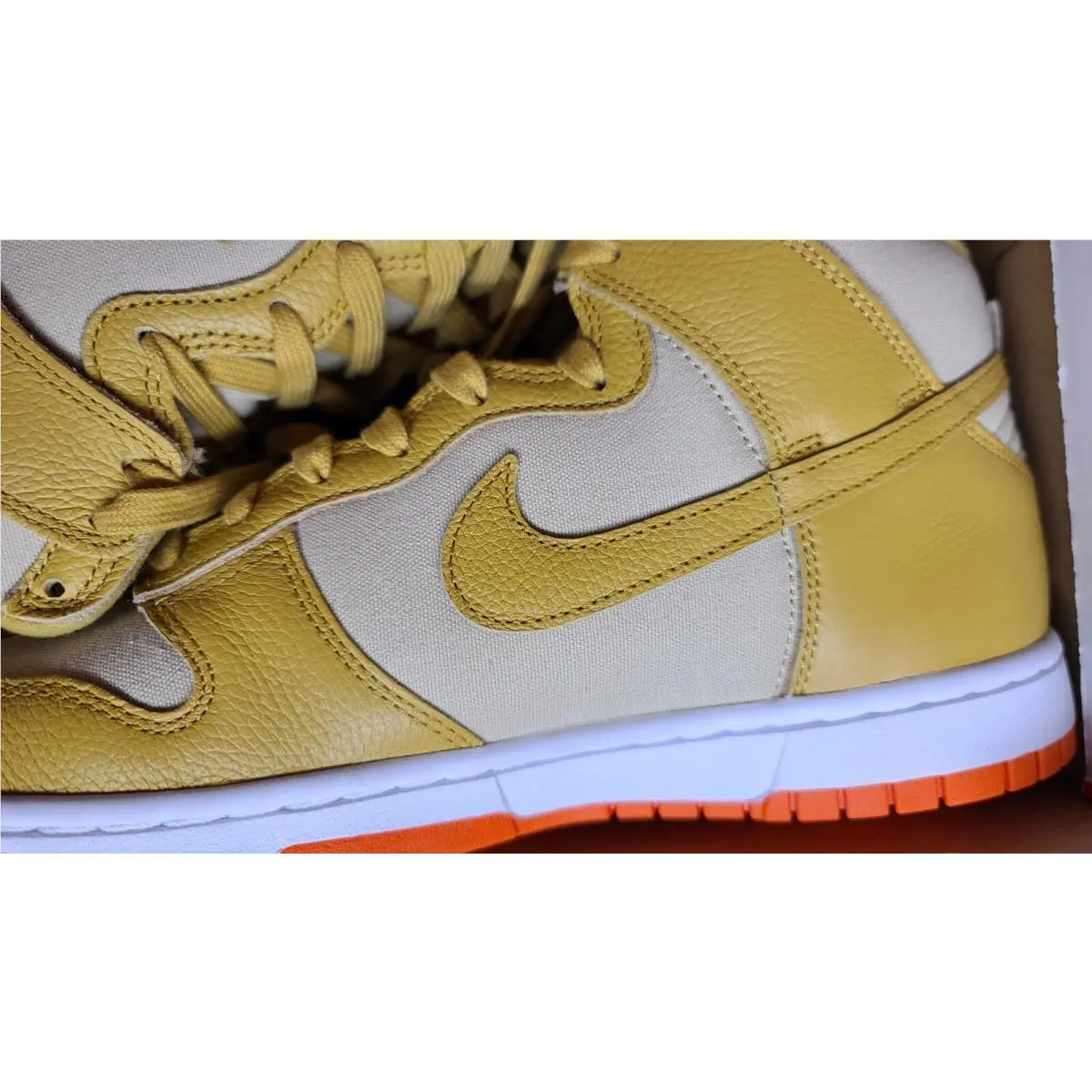 Nike shoes - Nike Dunk High - Dunk High - DV7215-700 - Gold 9
