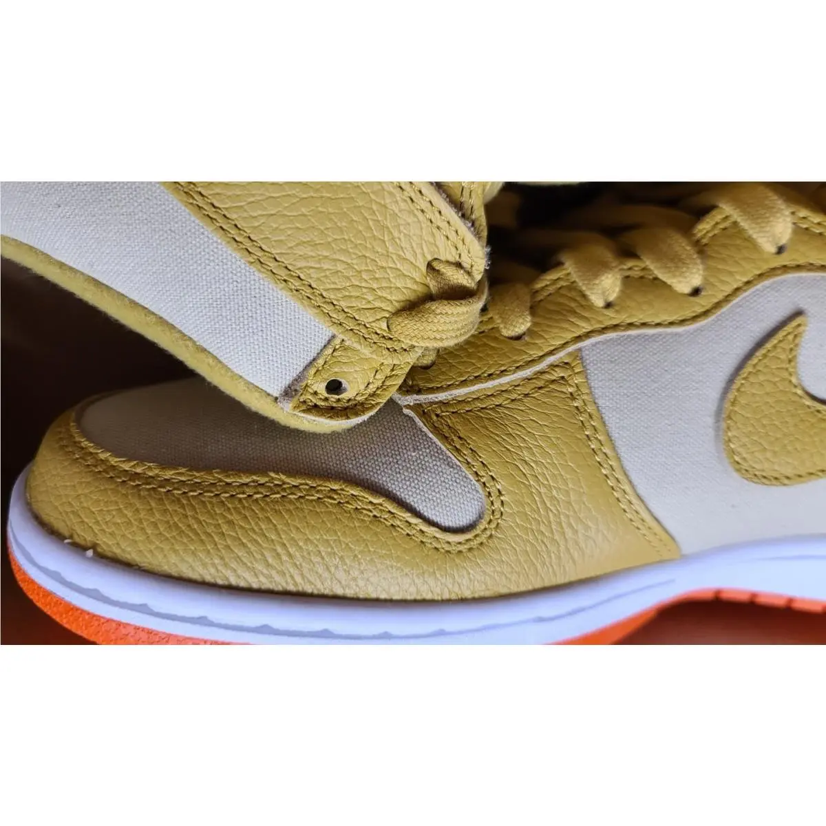 Nike shoes - Nike Dunk High - Dunk High - DV7215-700 - Gold 12