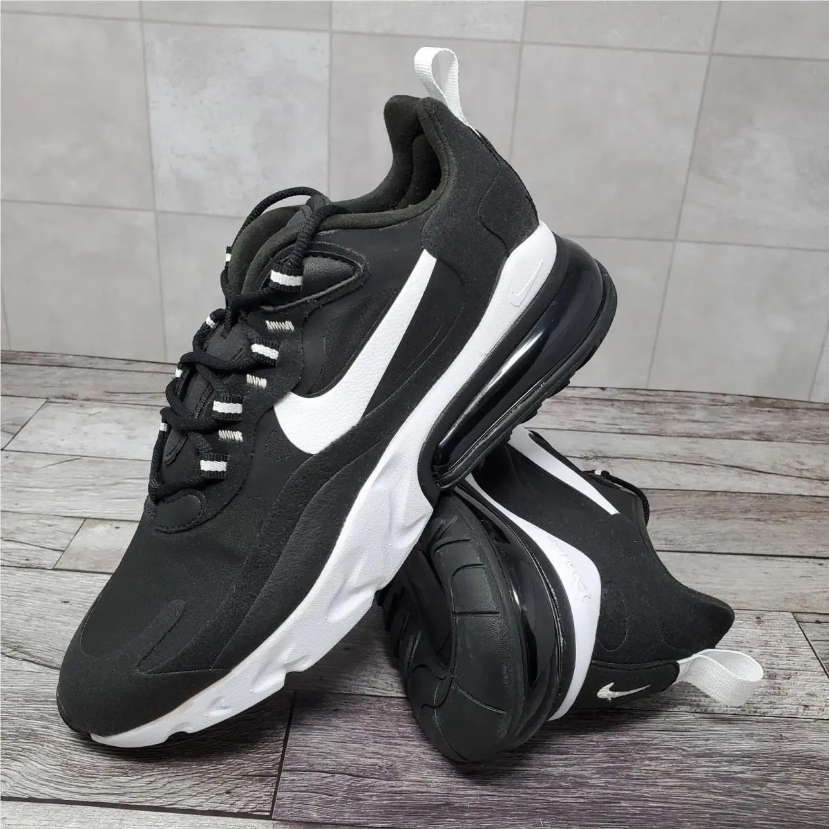 Nike Air Max 270 React Black/white CI3866-004 Men`s Size 7.5