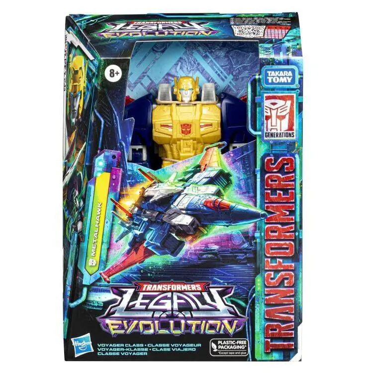 Transformers Generations Legacy Evolution Voyager Class Metalhawk Action Figure