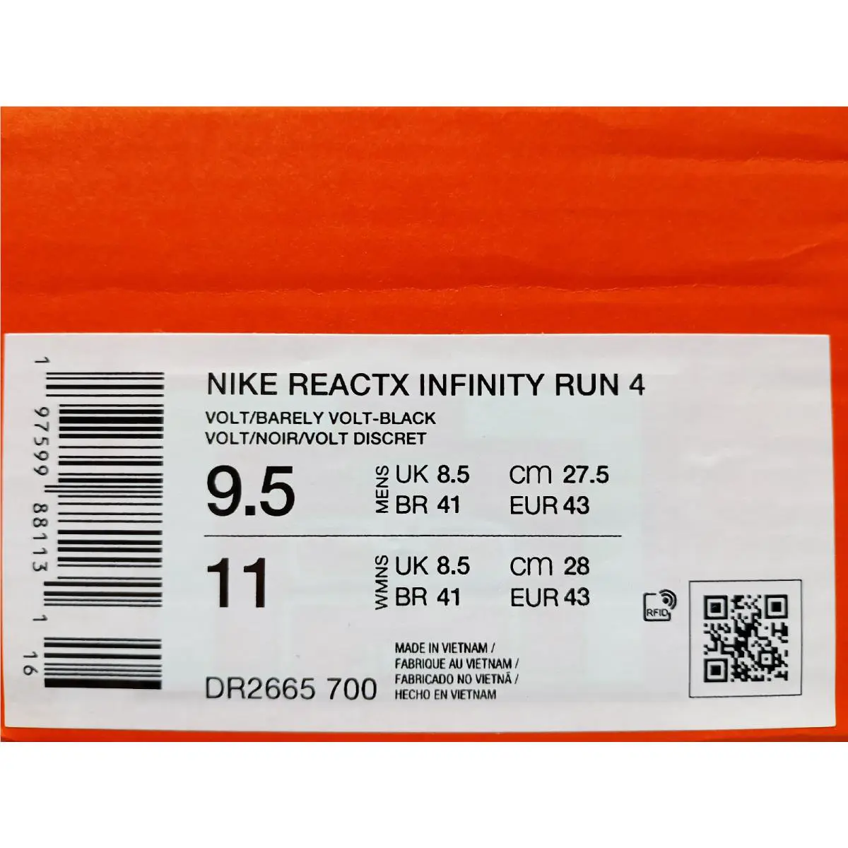 Nike shoes - Nike ReactX Infinity Run 4 - DR2665-700 - Green (UPC: 197599881131) 3