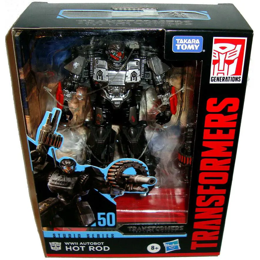Transformers Studio Series 50 Hot Rod Figure Takara Tomy Tlk Mib Deluxe Class