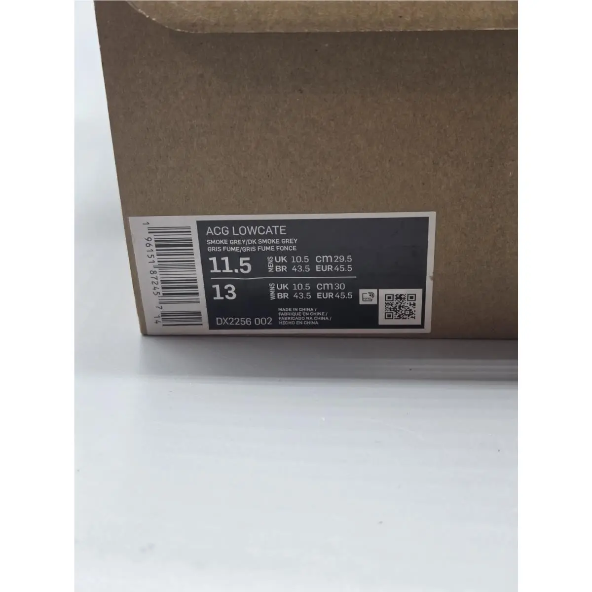 Nike shoes - Nike ACG Lowcate - ACG Lowcate - DX2256-002 - Gray 5