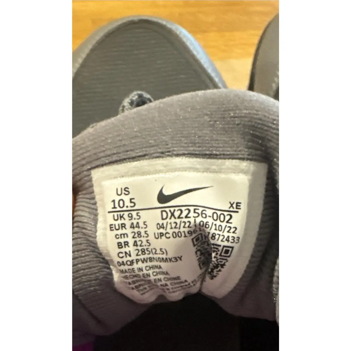 Nike shoes - Nike ACG Lowcate - ACG Lowcate - DX2256 002 - Gray Purple White, Manufacturer: Smoke Grey/Gris Fume (UPC: 196151872433) 8