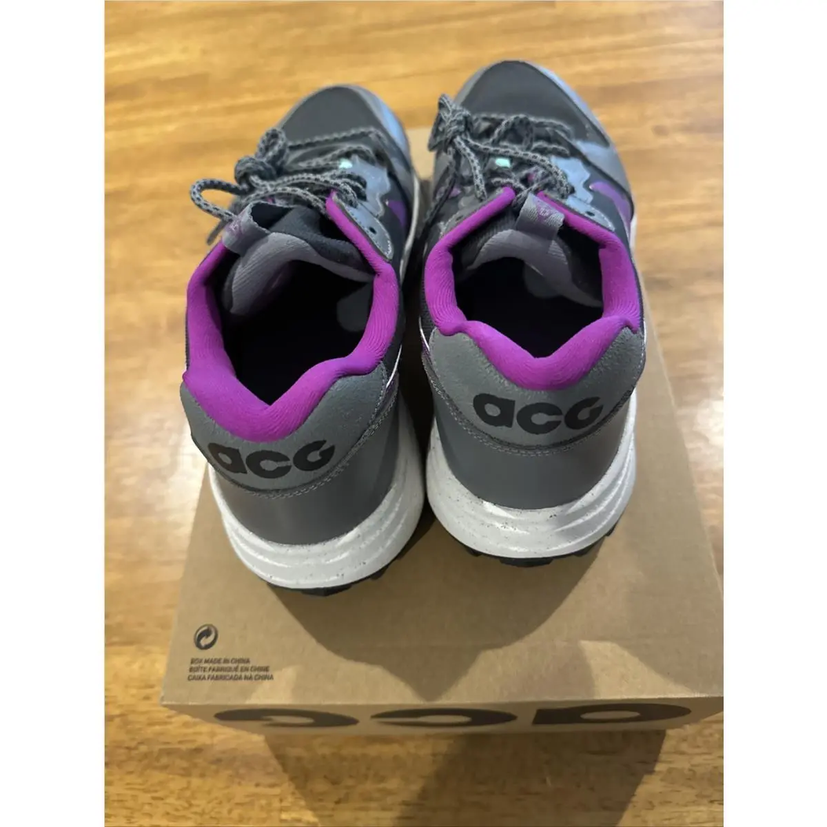 Nike shoes - Nike ACG Lowcate - ACG Lowcate - DX2256 002 - Gray Purple White, Manufacturer: Smoke Grey/Gris Fume (UPC: 196151872433) 1