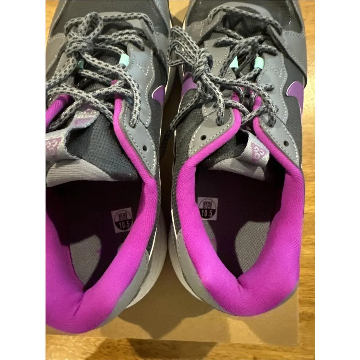 Nike shoes - Nike ACG Lowcate - ACG Lowcate - DX2256 002 - Gray Purple White, Manufacturer: Smoke Grey/Gris Fume (UPC: 196151872433) 2