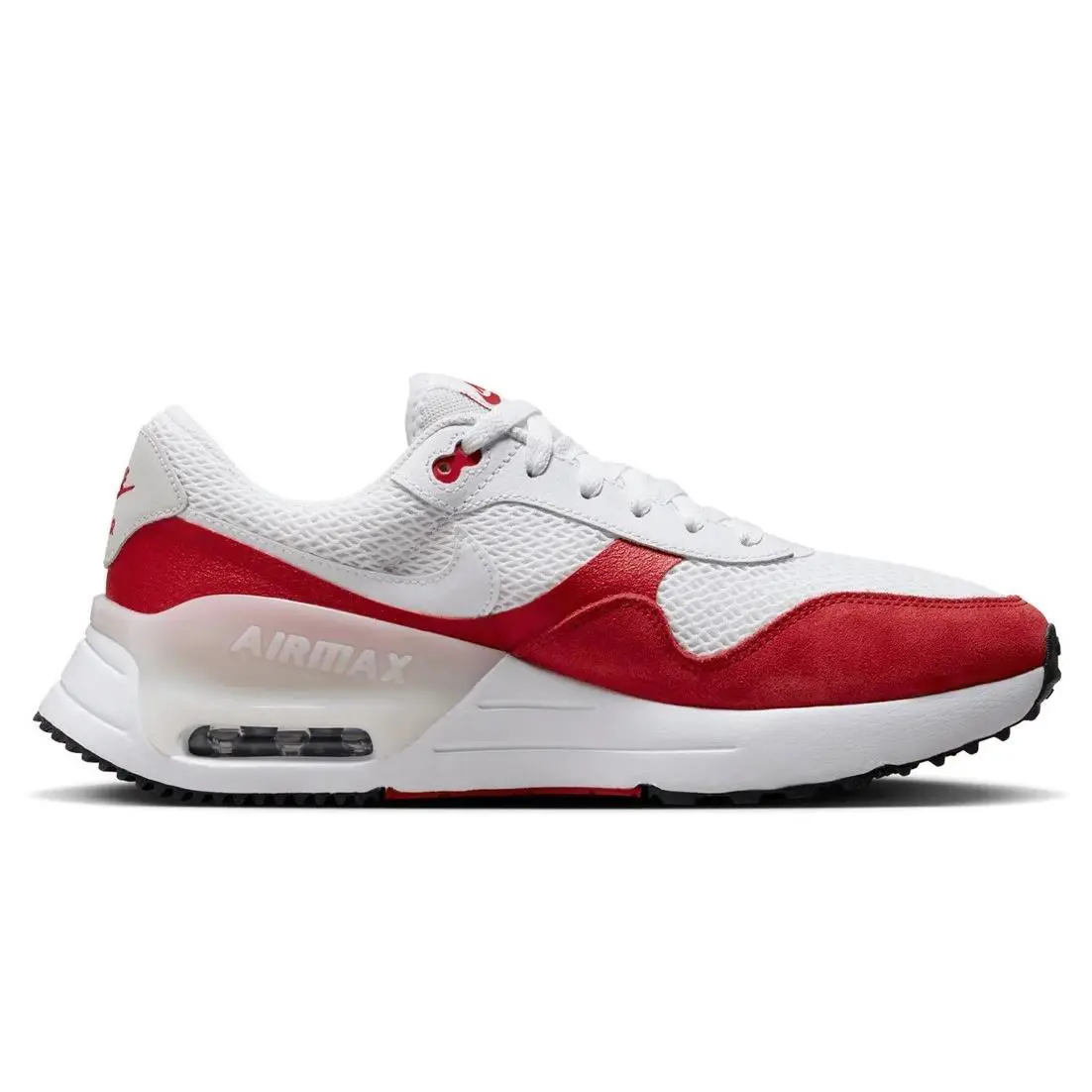 Men`s Nike Air Max Systm White/white-university Red DM9537 104 - 8 - White/White-University Red