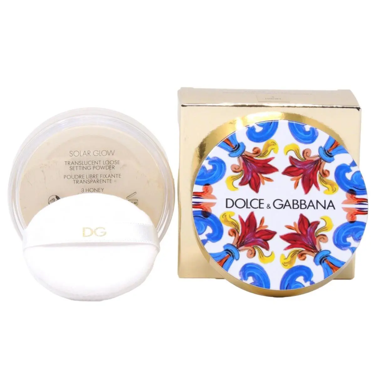 Dolce Gabbana Solar Glow 3 Honey 10g .35oz Translucent Loose Setting Powder