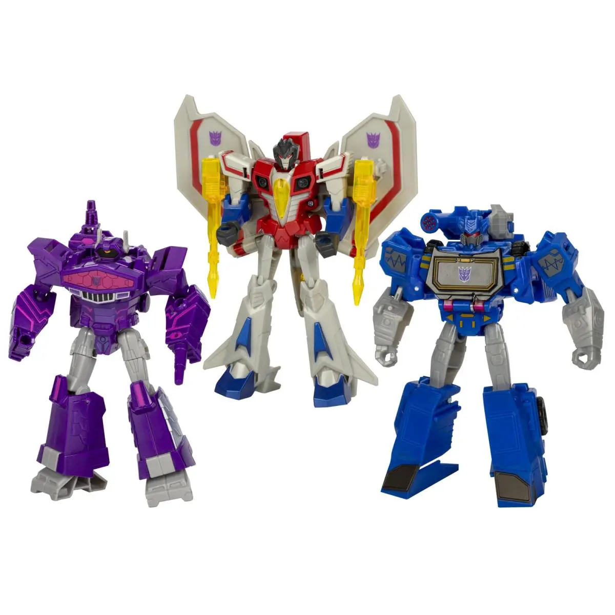 Decepticon Commander 3-Pack of 5-Inch Robot Action Figures For Boys