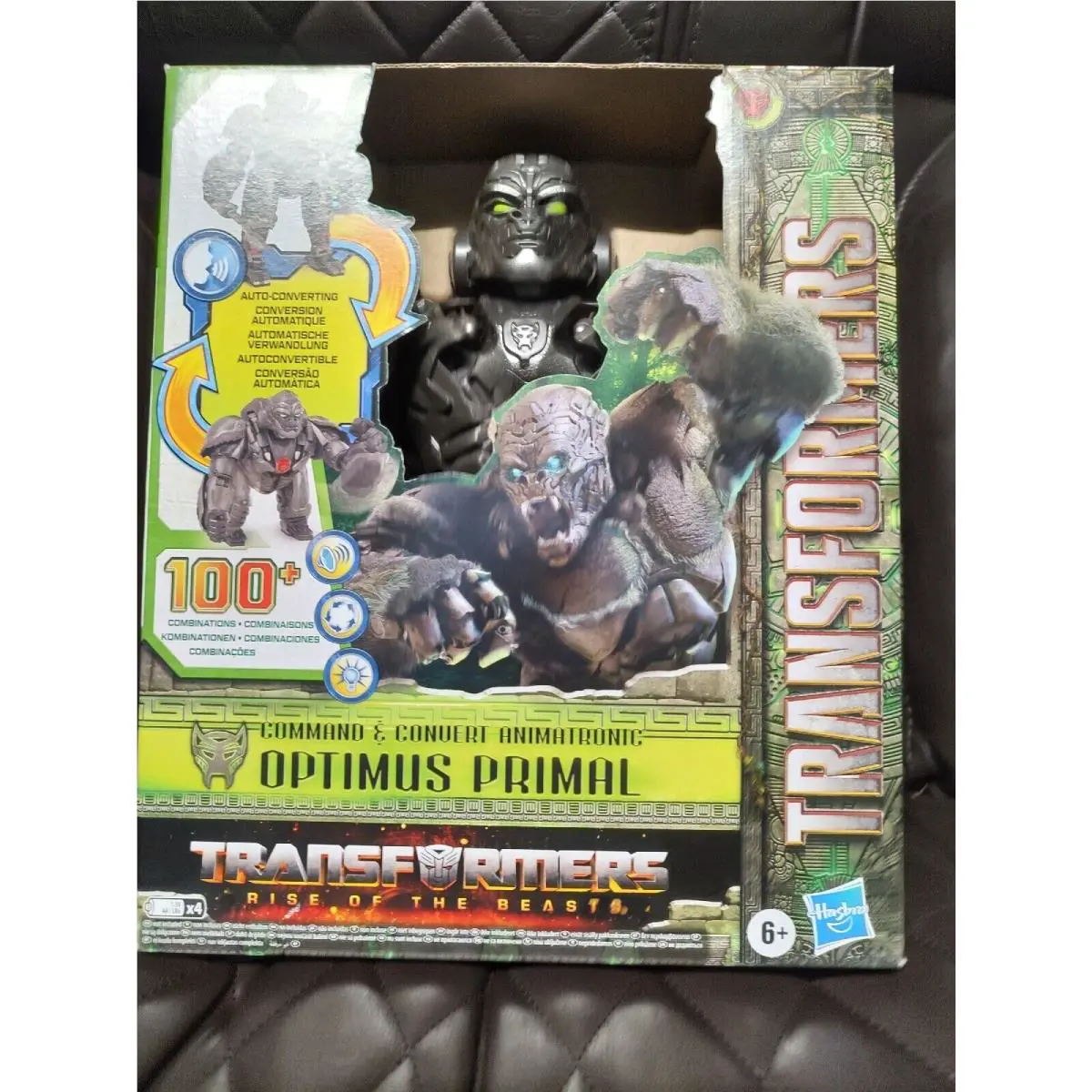 Transformers Rise of The Beasts: Command Convert Animatronic Optimus Primal