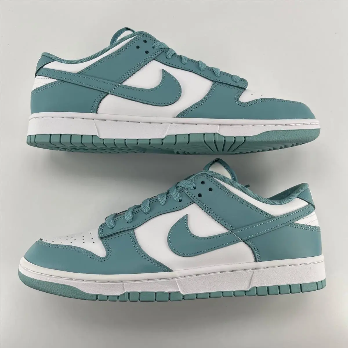 Nike shoes - Nike Dunk Low Retro White Denim Turquoise - DV0833-106 - White 0