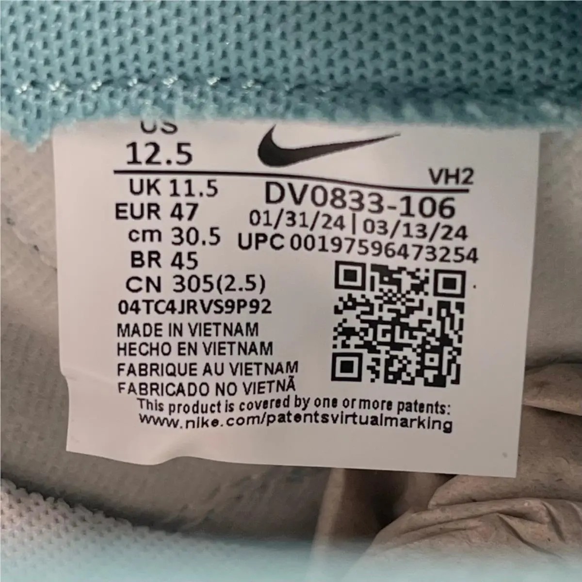 Nike shoes - Nike Dunk Low Retro White Denim Turquoise - DV0833-106 - White 5