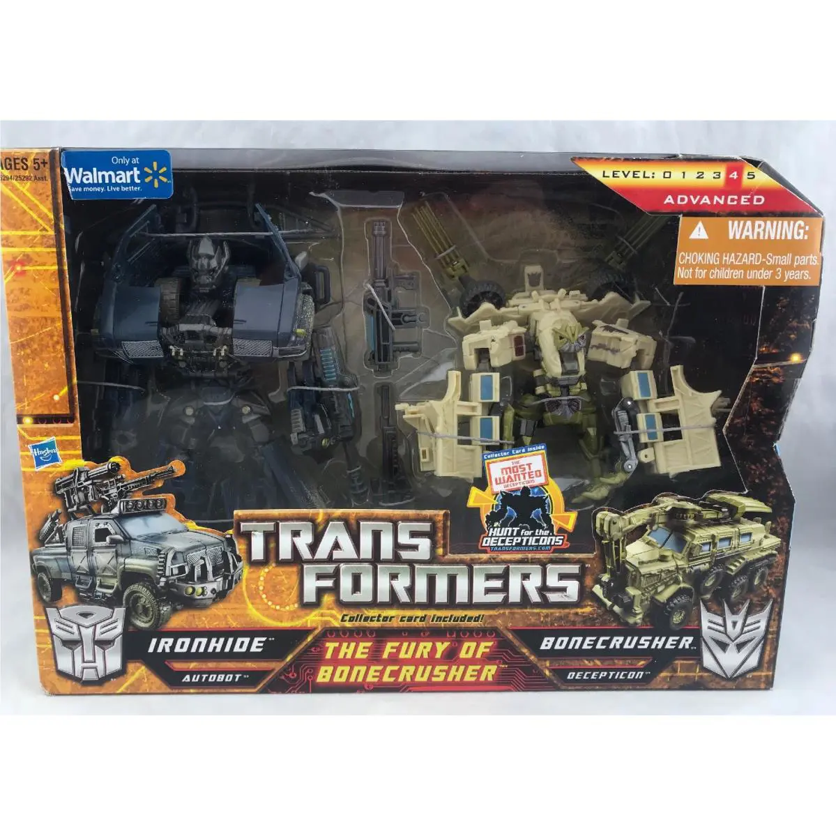 Transformers Hftd The Furry Of Bonecrusher Set Ironhide Walmart Exclusive Misb