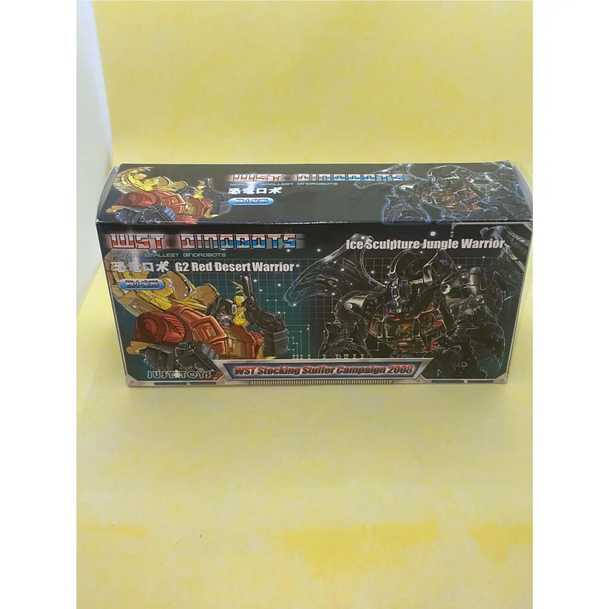 Wst Transformers G2 Red Desert Warrior and Ice Sculpture Jungle Warrior Misb