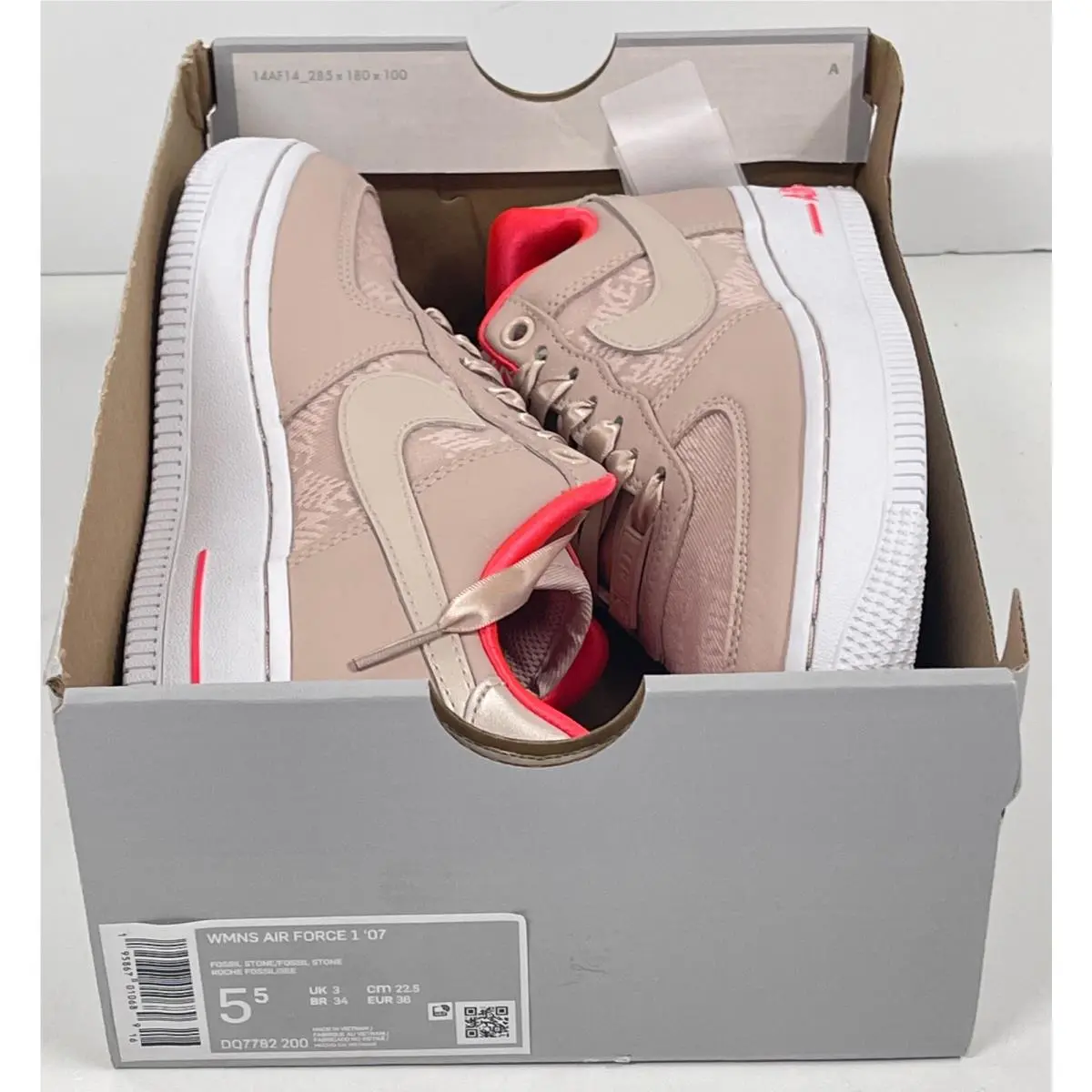 Nike shoes - Nike Air Force 1 - Air Force - DQ7782-200 - Low Fossil Stone (UPC: 195867010689) 8