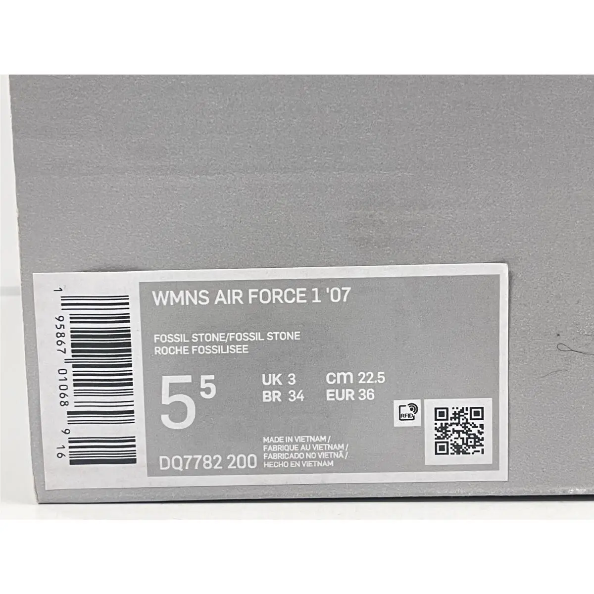 Nike shoes - Nike Air Force 1 - Air Force - DQ7782-200 - Low Fossil Stone (UPC: 195867010689) 9
