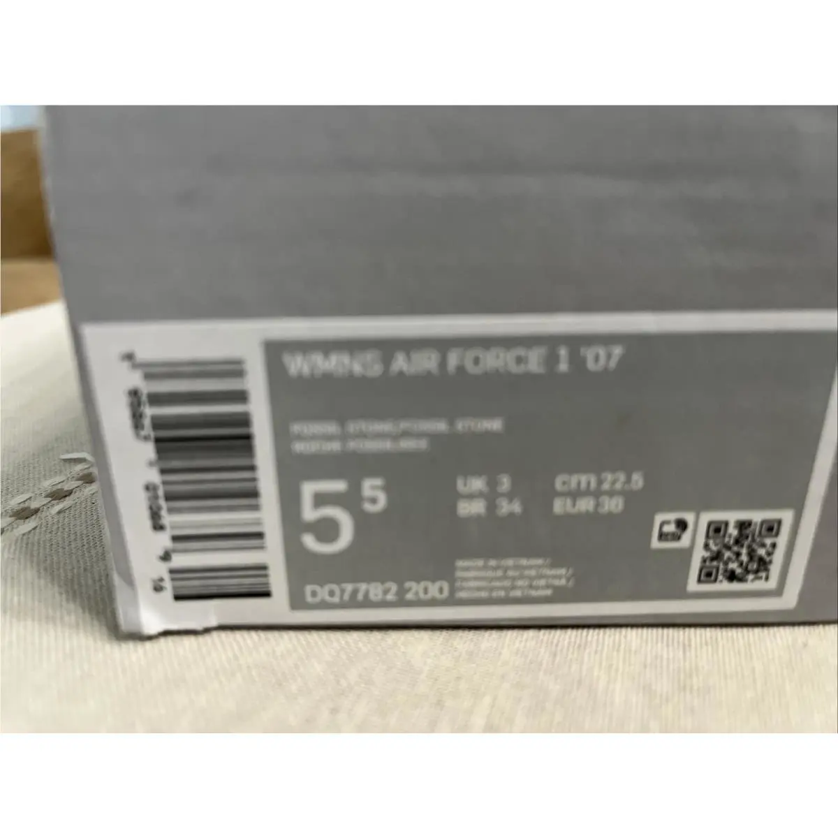 Nike shoes - Nike Air Force 1 `07 - DQ7782-200 - Fossil Stone/Fossil Stone 10