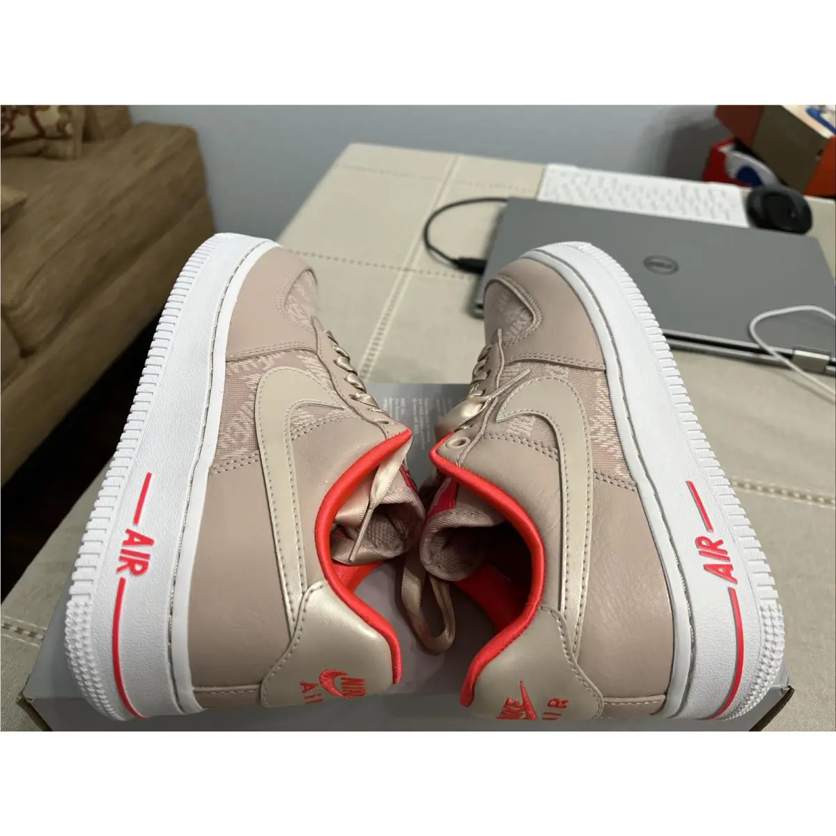 Nike shoes - Nike Air Force 1 `07 - DQ7782-200 - Fossil Stone/Fossil Stone 6