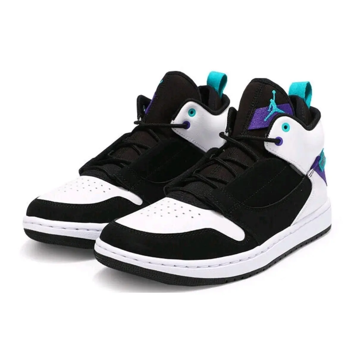 Men`s Sneakers Air Jordan Fadeaway Black White Shoe Size 11 Unisex by Nike