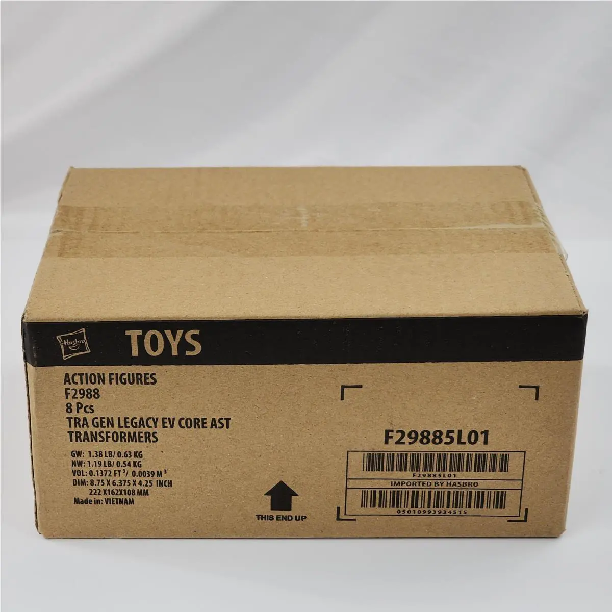 Transformers Generation Legacy EV Core Ast Hasbro Case 8 Figures