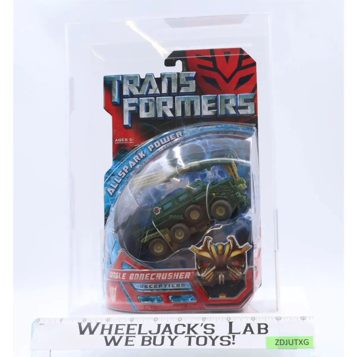 Jungle Bonecrusher Afa Graded 80 Transformers Allspark Power 2007 Hasbro