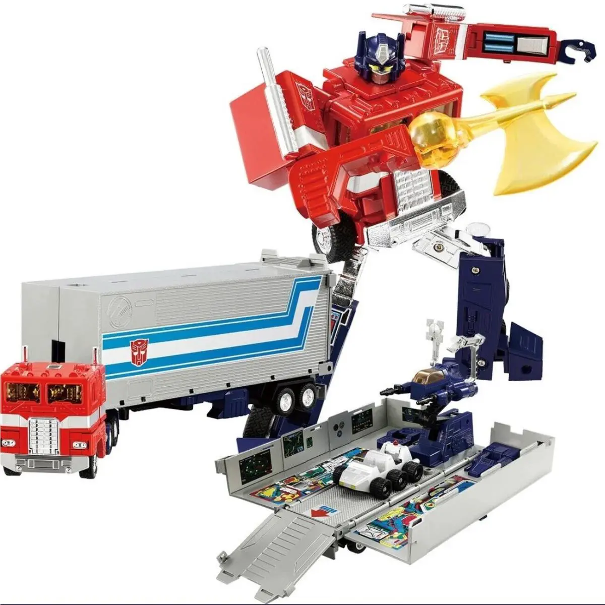 Exclusive Transformers Missing Link C-01 Optimus Prime Convoy In-stock