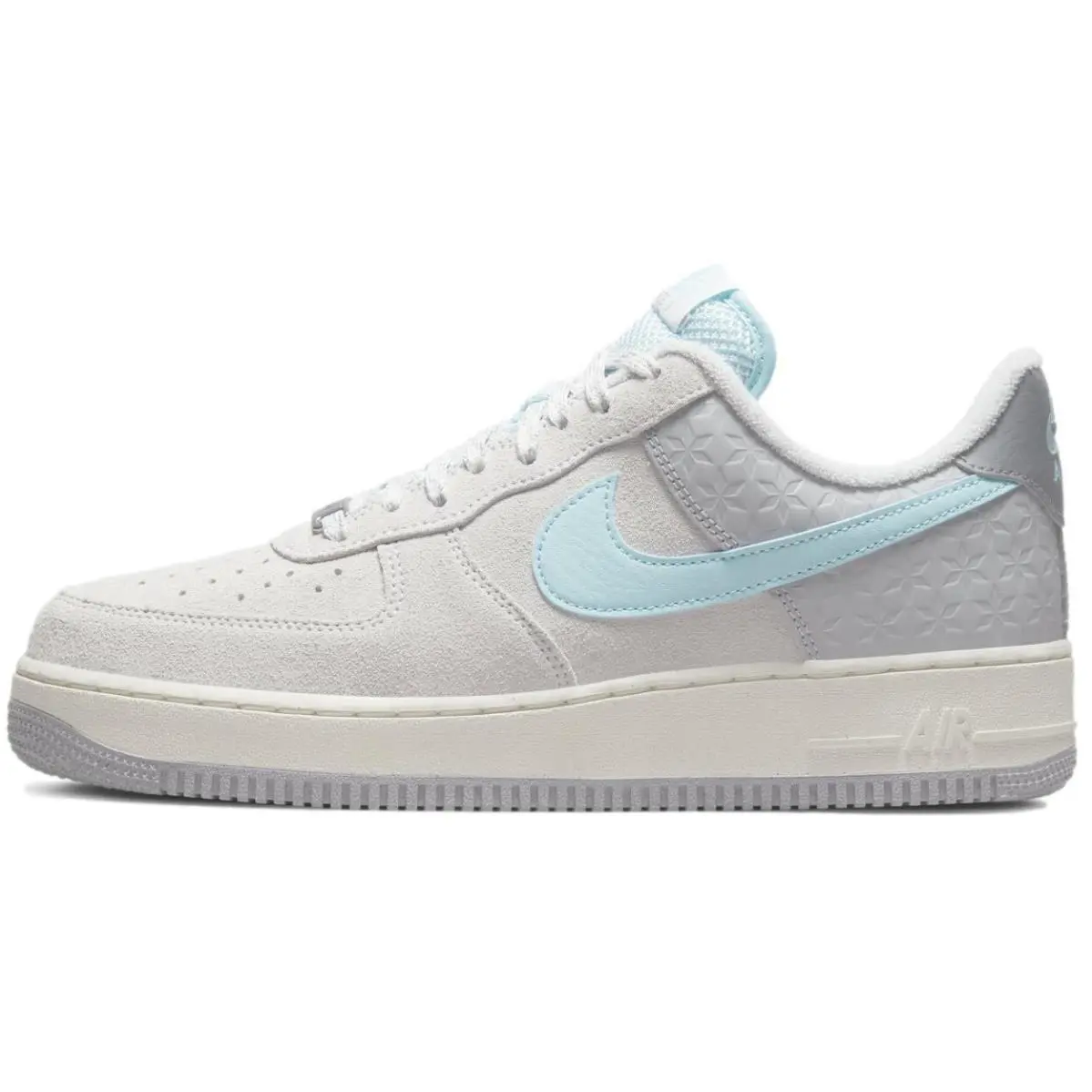 Nike Men`s Air Force 1 Low `snowflake` Shoes DQ0790-001 Size 7 - Gray