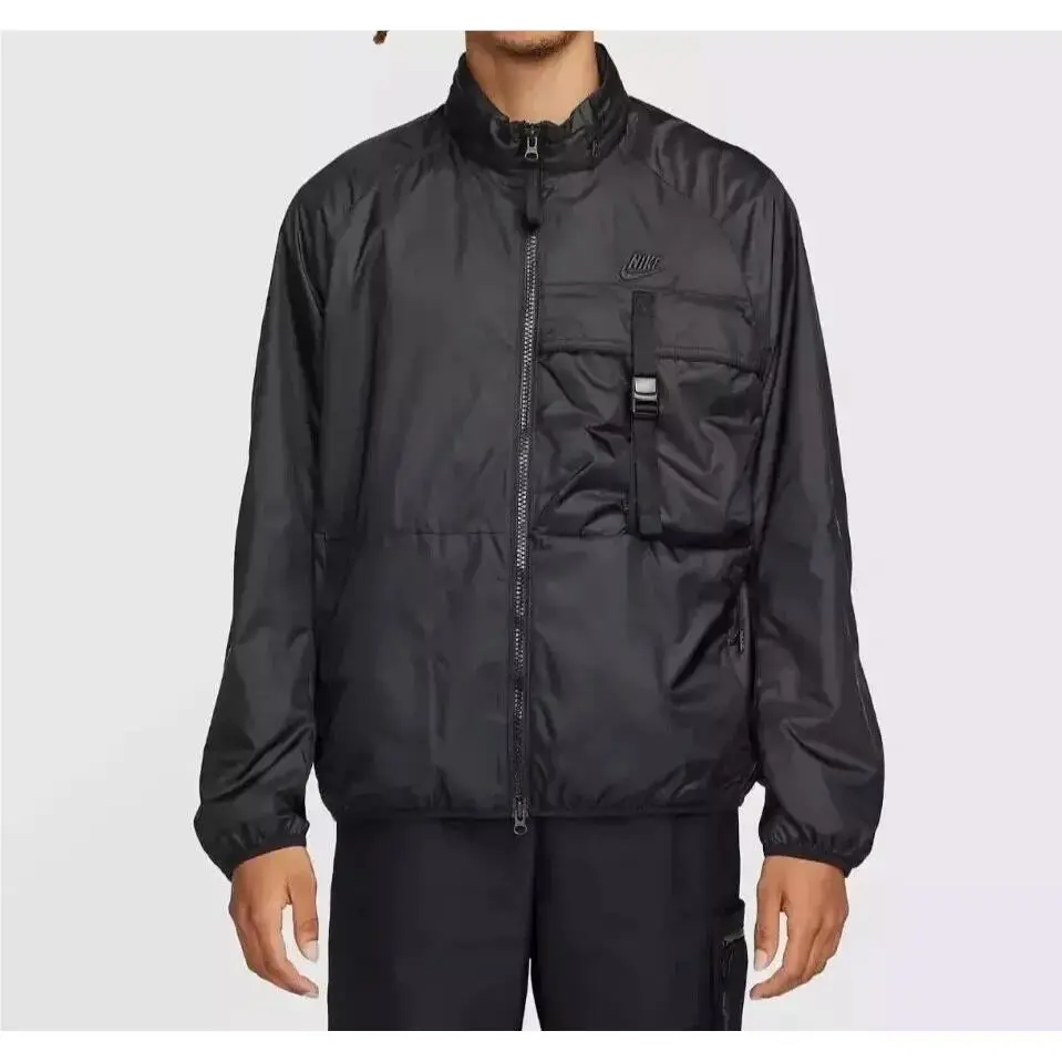 Nike clothing - Nike Sportswear Tech Woven Men`s N24 Packable Lined Jacket - FB7903010 - Black (UPC: 196607411551) 7