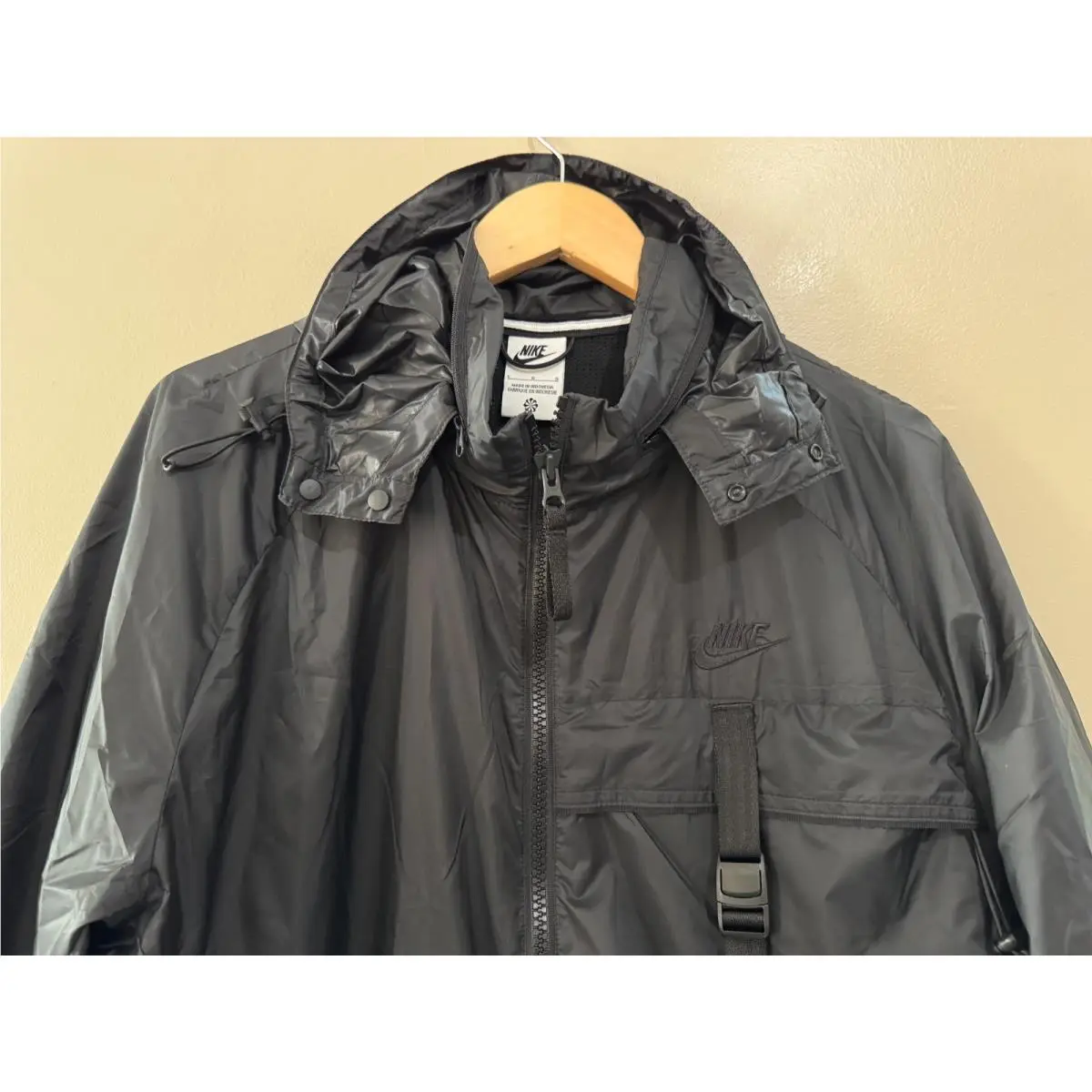 Nike clothing - Nike Sportswear Tech Woven Men`s N24 Packable Lined Jacket - FB7903010 - Black (UPC: 196607411551) 11
